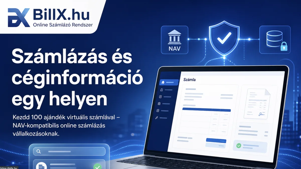 BillX weboldal előnézete